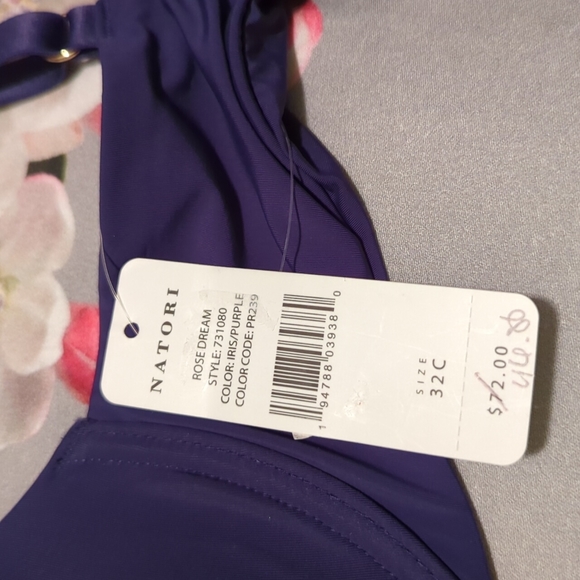 Natori Rose Dream Custom Coverage Bra 32C - Picture 4 of 5